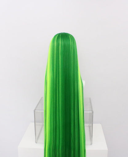 Zane-Green Lace Frontal Synthetic Wigs