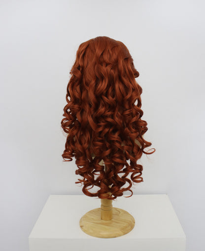 Katie-Brown Lace Frontal Synthetic Wigs