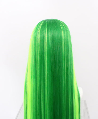 Zane-Green Lace Frontal Synthetic Wigs