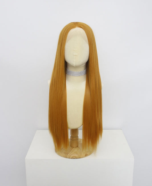 Brielle-Orange Lace Frontal Synthetic Wigs