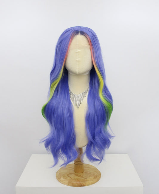 Freya-Purple Lace Frontal Synthetic Wigs