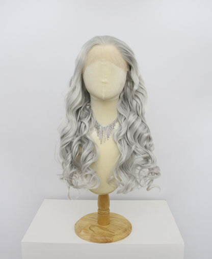 Brielle-Grey Lace Frontal Synthetic Wigs