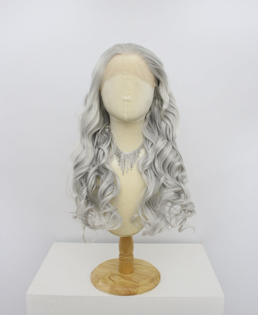 Brielle-Grey Lace Frontal Synthetic Wigs