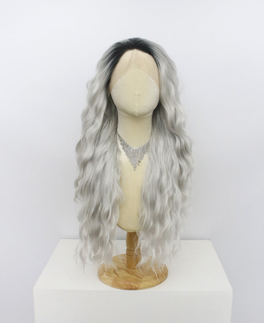 MGW-S-Grey Lace Frontal Synthetic Wigs