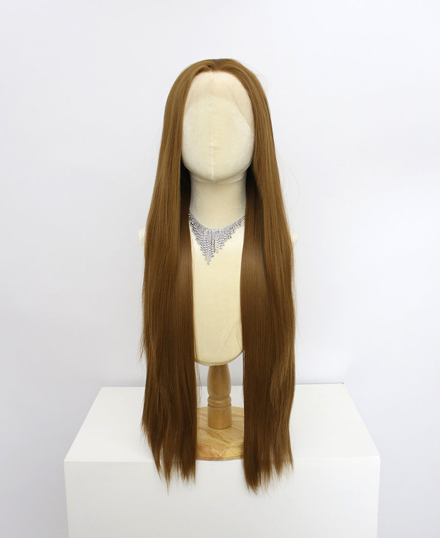 Brielle-Brown Lace Frontal Synthetic Wigs