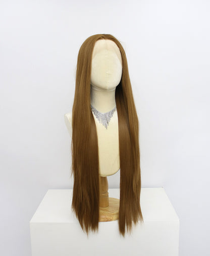 Brielle-Brown Lace Frontal Synthetic Wigs