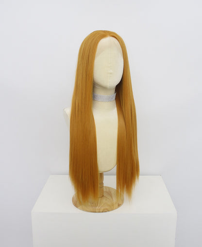 Brielle-Orange Lace Frontal Synthetic Wigs