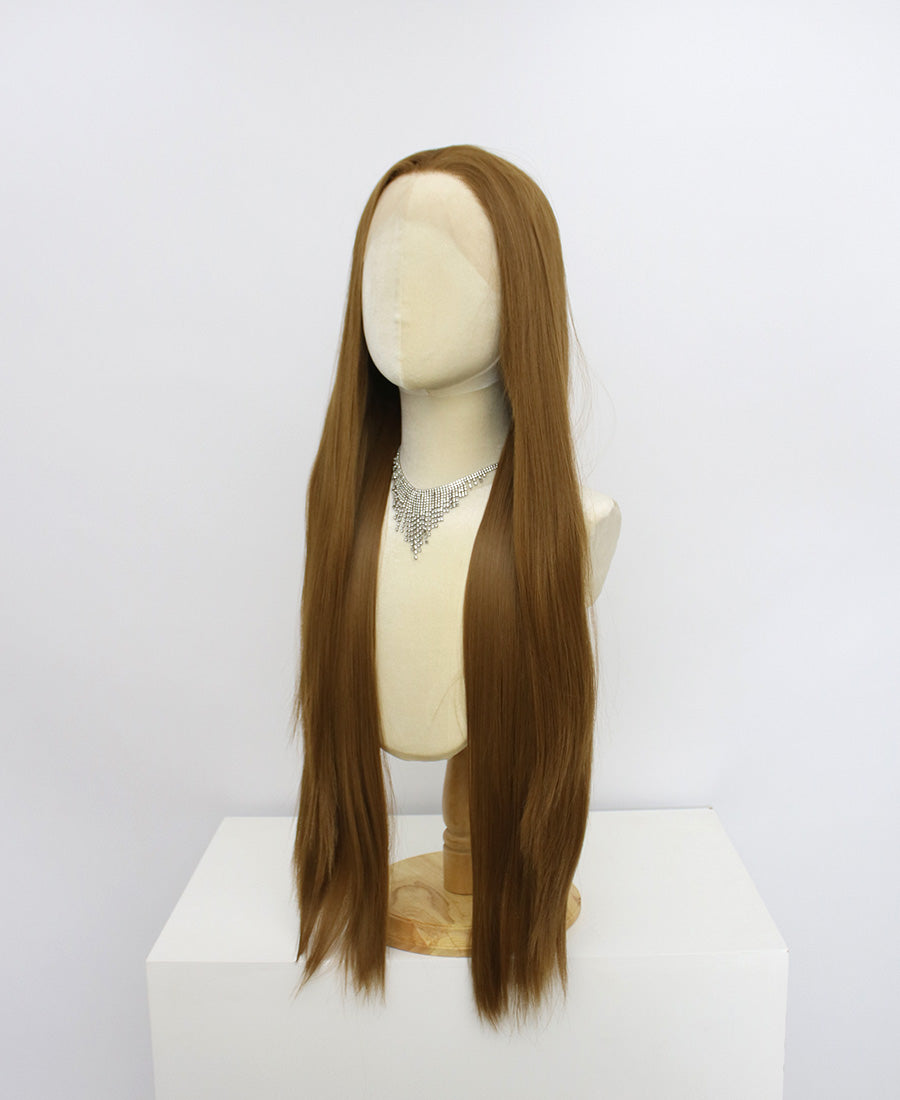 Brielle-Brown Lace Frontal Synthetic Wigs