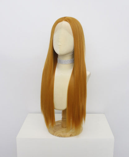 Brielle-Orange Lace Frontal Synthetic Wigs