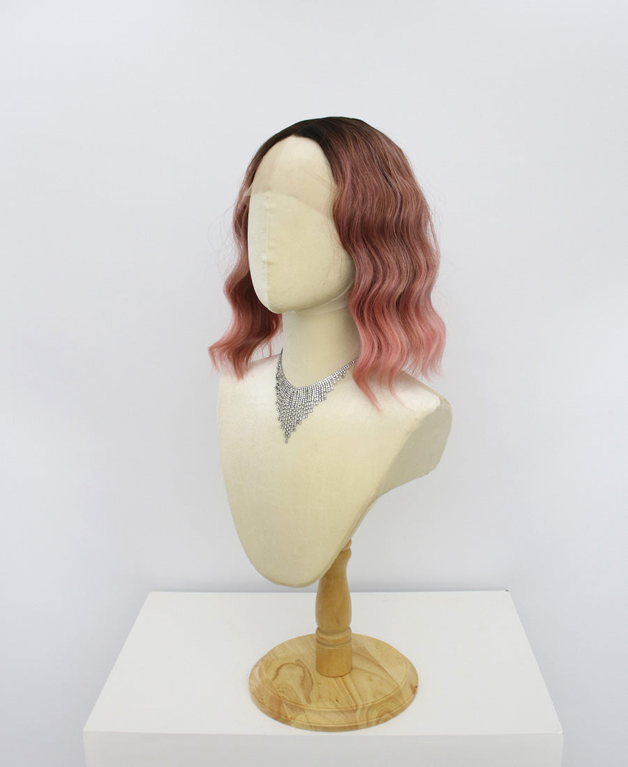 Gwendolyn-Pink Lace Frontal Synthetic Wigs