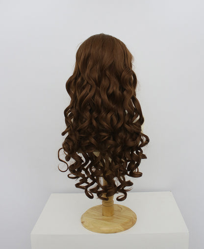 Katie-Brown Lace Frontal Synthetic Wigs