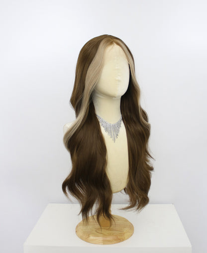 Freya-Brown Lace Frontal Synthetic Wigs