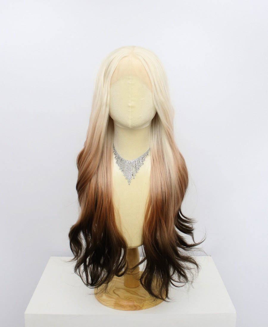 Freya-Brown Lace Frontal Synthetic Wigs