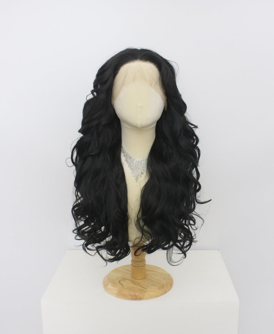 MGW-C-Black Lace Frontal Synthetic Wigs