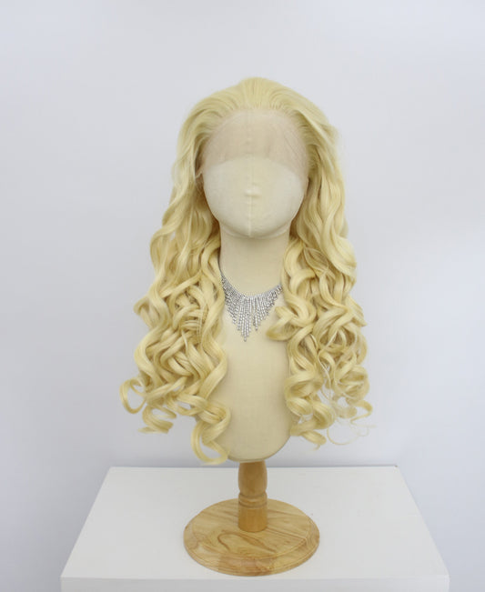 Katie-Blonde Lace Frontal Synthetic Wigs