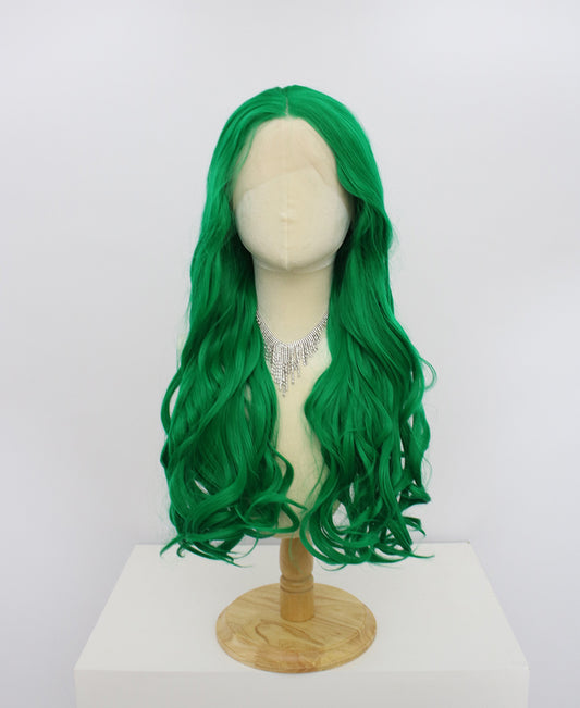 Brielle-Green Lace Frontal Synthetic Wigs