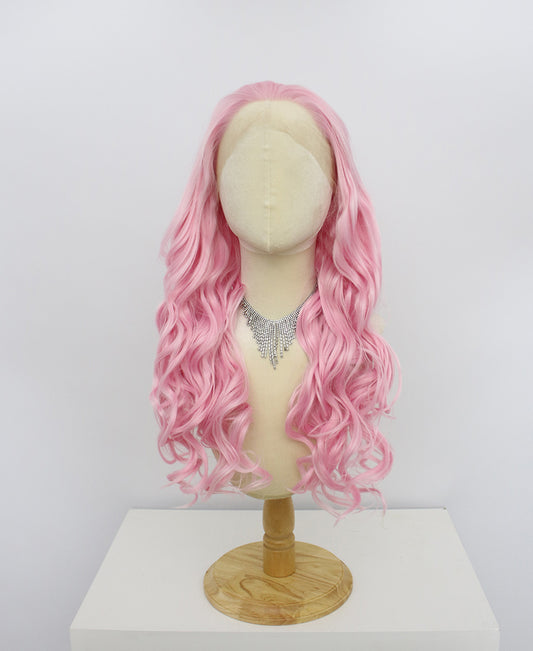 Brielle-Pink Lace Frontal Synthetic Wigs