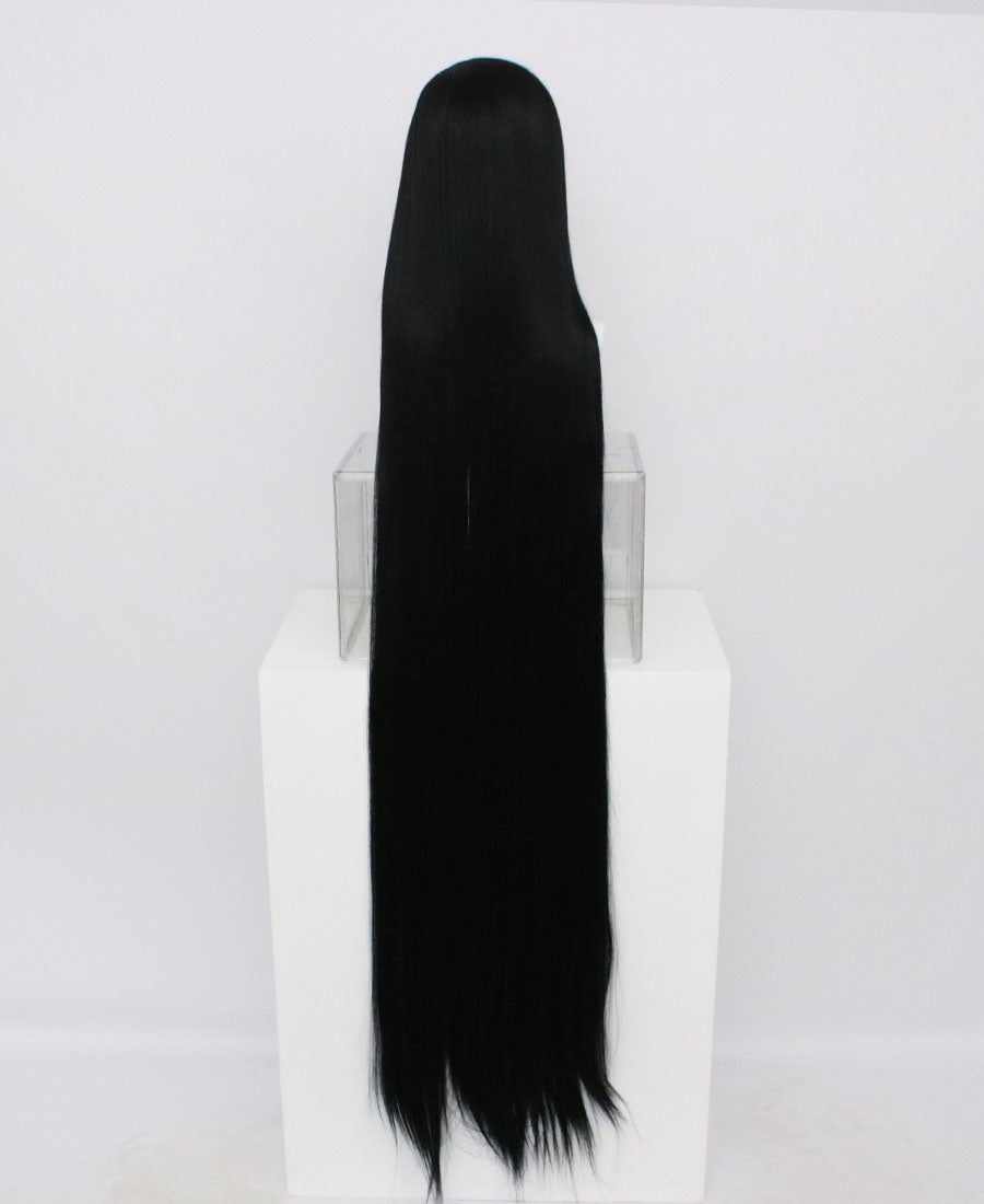 Zane-Black Lace Frontal Synthetic Wigs black long wig super long wigs 13*3 lace frontal wigs