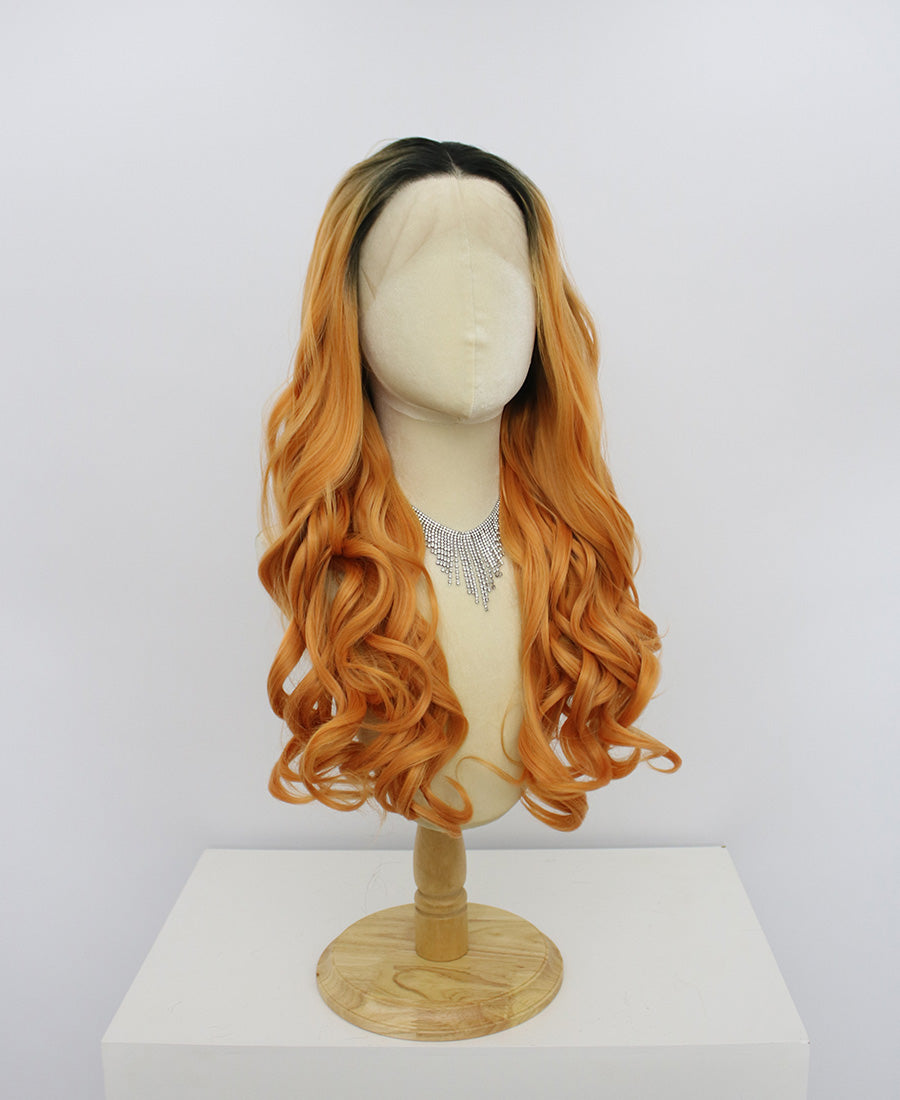 Daphne-Orange Lace Frontal Synthetic Wigs