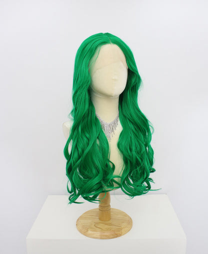 Brielle-Green Lace Frontal Synthetic Wigs