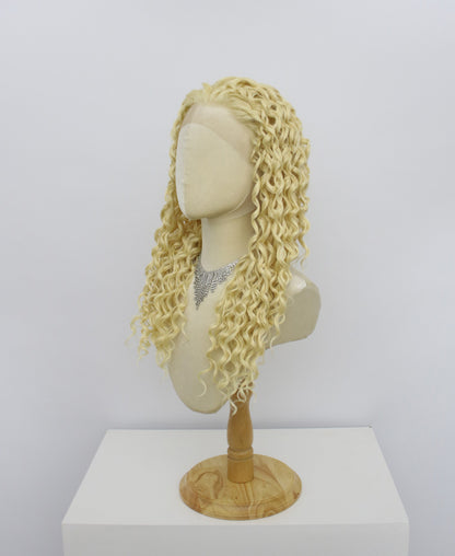 Riley-Blonde Lace Frontal Synthetic Wigs