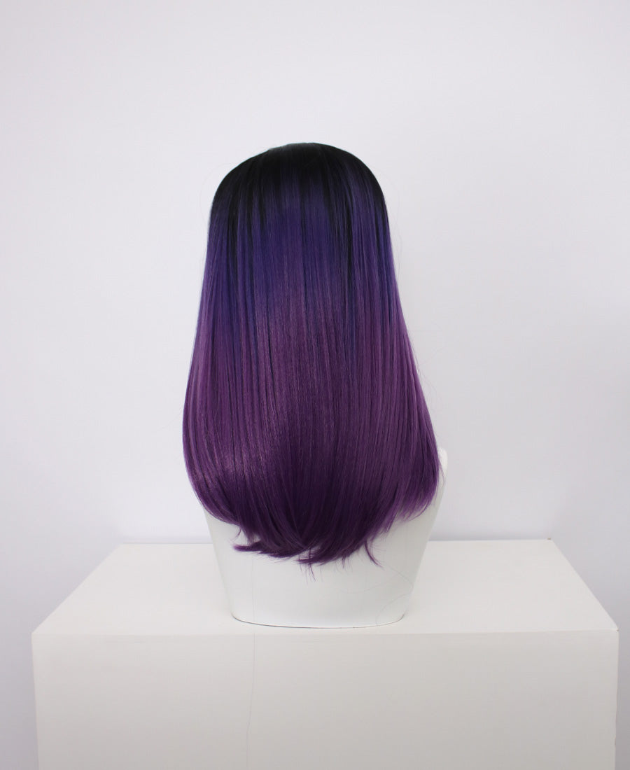 Mia-Purple Hard Frontal Synthetic Wigs