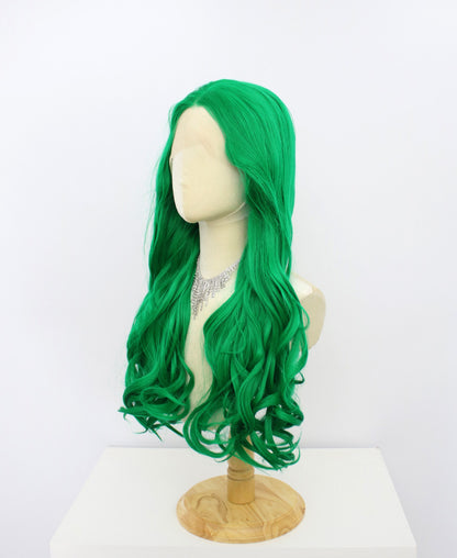 Brielle-Green Lace Frontal Synthetic Wigs