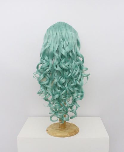 Ariel-Blue Hard Frontal Synthetic Wigs