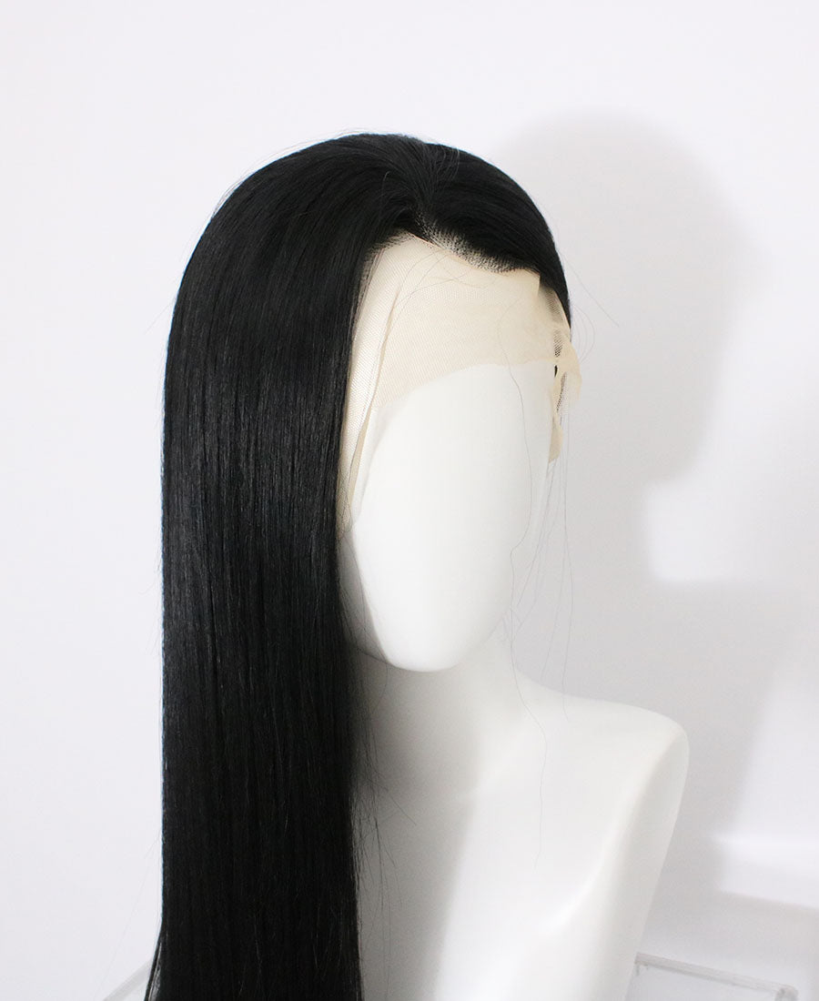 Zane-Black Lace Frontal Synthetic Wigs black long wig super long wigs 13*3 lace frontal wigs