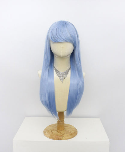 Ariel-Blue Hard Frontal Synthetic Wigs