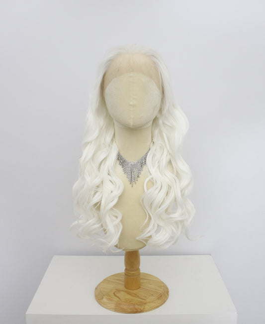 Brielle-White Lace Frontal Synthetic Wigs