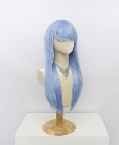 Ariel-Blue Hard Frontal Synthetic Wigs