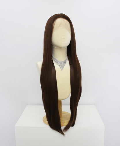 Brielle-Brown Lace Frontal Synthetic Wigs