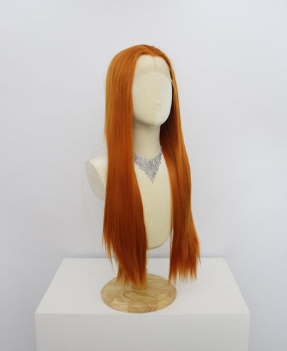 Brielle-Orange Lace Frontal Synthetic Wigs