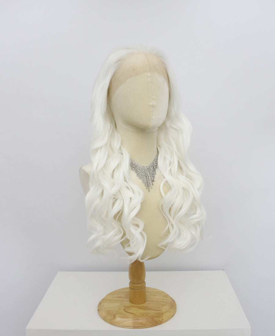 Brielle-White Lace Frontal Synthetic Wigs