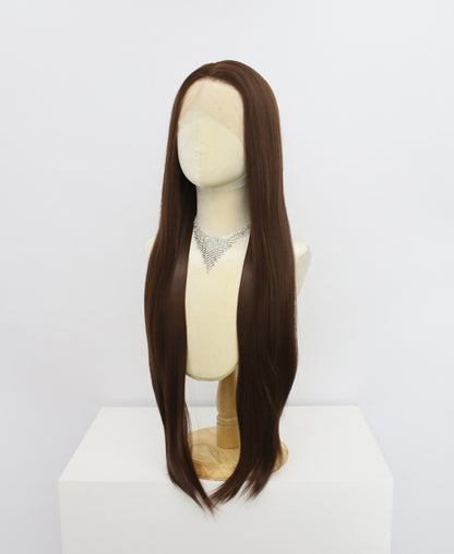 Brielle-Brown Lace Frontal Synthetic Wigs