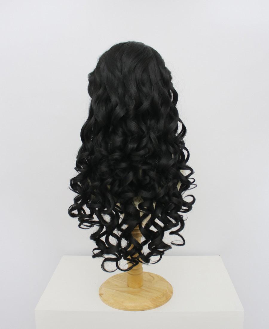 Katie-Black Lace Frontal Synthetic Wigs