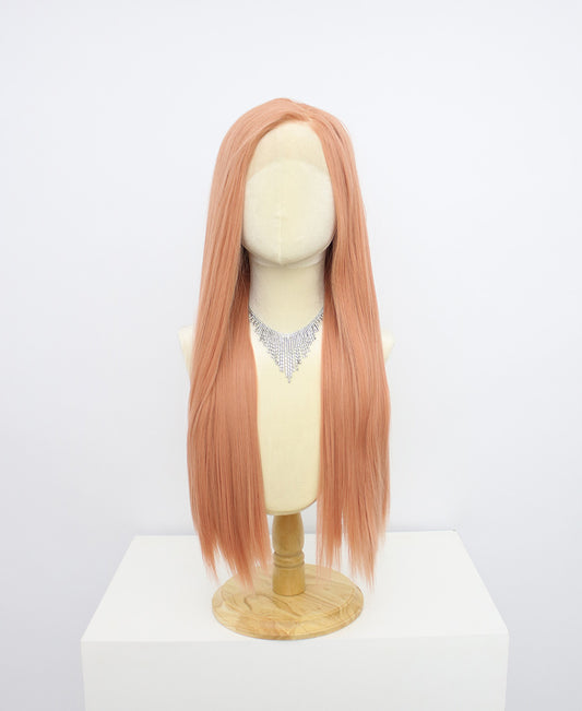 Brielle-Pink Lace Frontal Synthetic Wigs