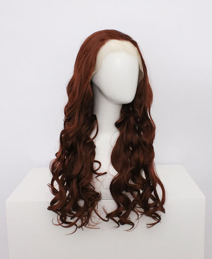 Brielle-Brown Lace Frontal Synthetic Wigs