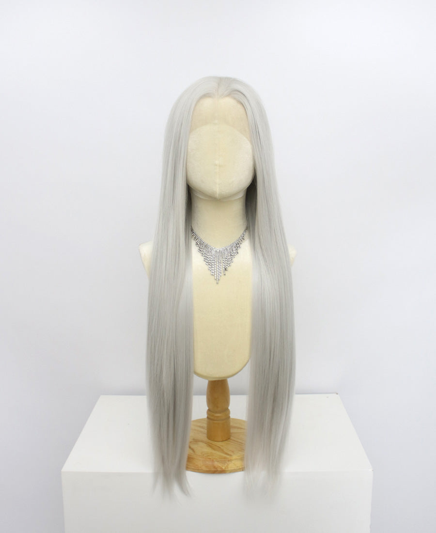 Brielle-Grey Lace Frontal Synthetic Wigs