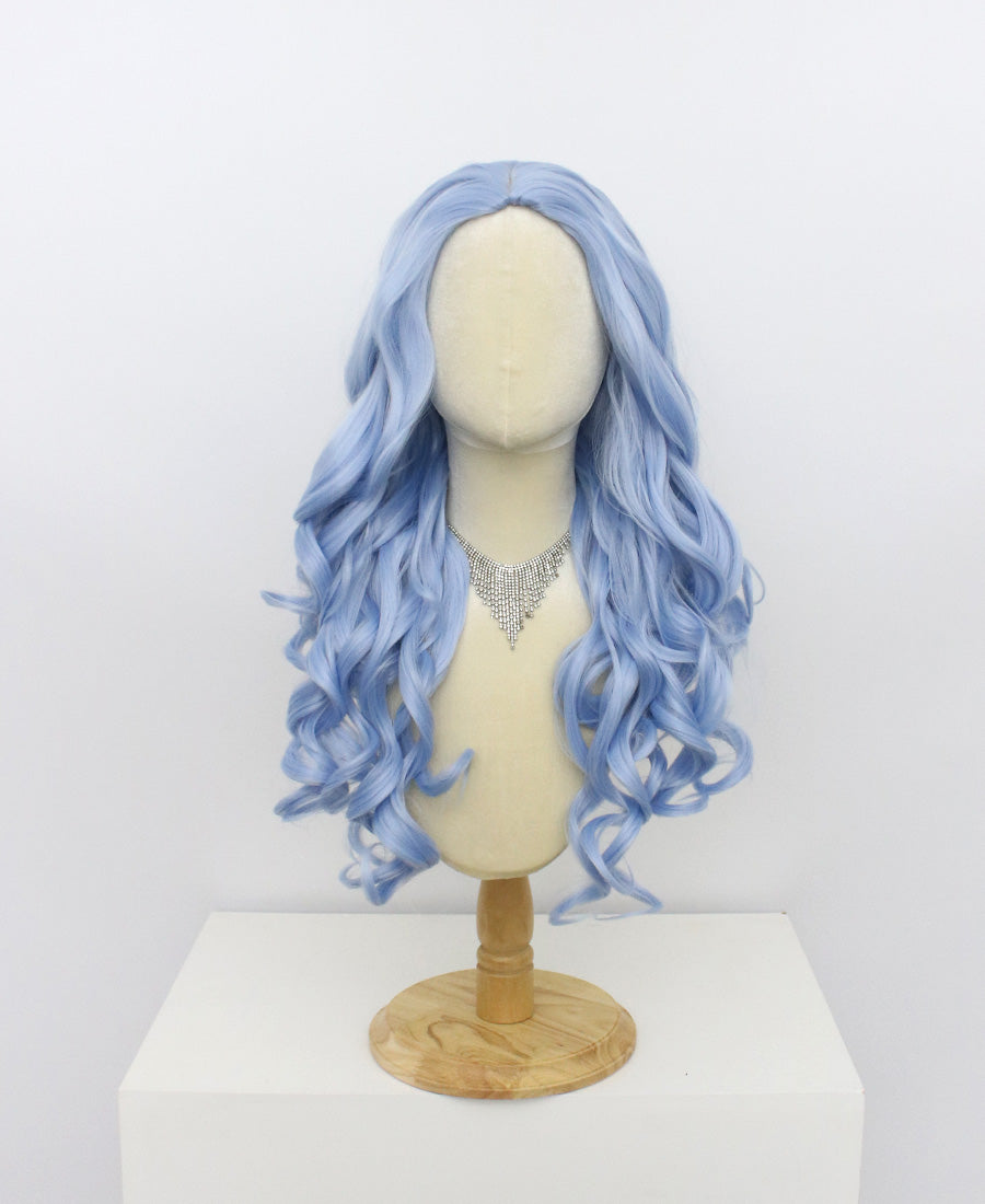 Ariel-Blue Hard Frontal Synthetic Wigs