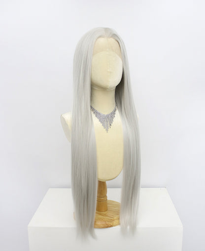 Brielle-Grey Lace Frontal Synthetic Wigs