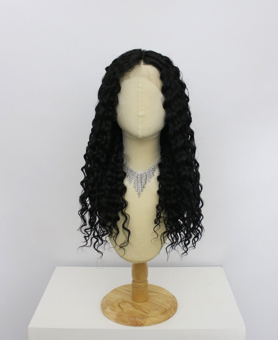 Riley-Black Lace Frontal Synthetic Wigs