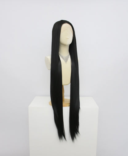 Zane-Black Lace Frontal Synthetic Wigs