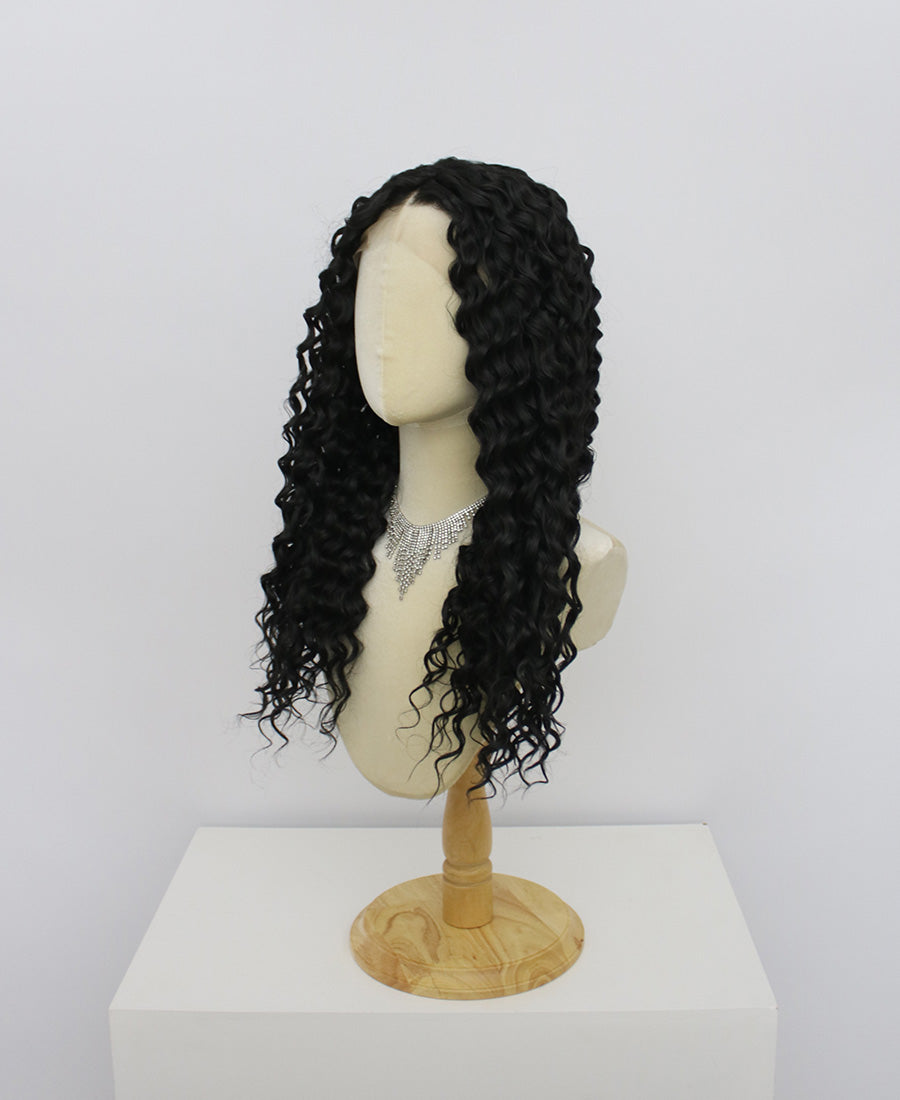 Riley-Black Lace Frontal Synthetic Wigs