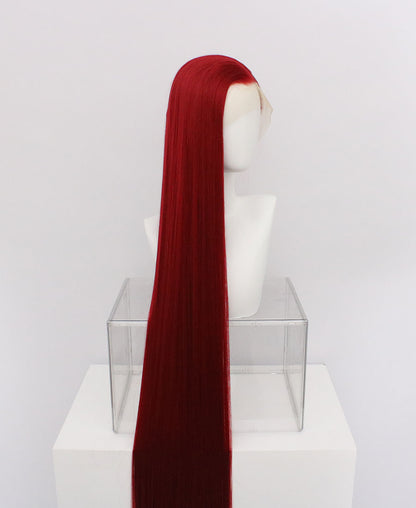 Zane-Red Lace Frontal Synthetic Wigs Extra long wig 60-65 inch wig