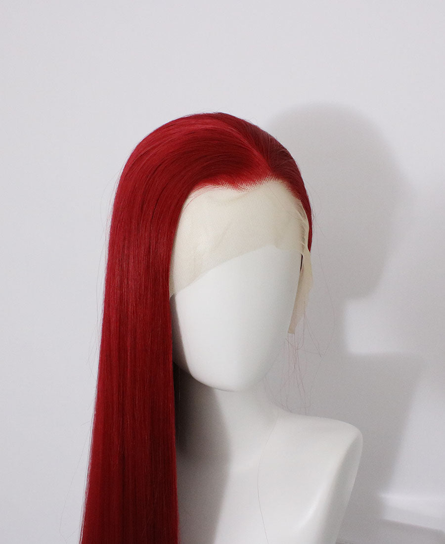 Zane-Red Lace Frontal Synthetic Wigs Extra long wig 60-65 inch wig