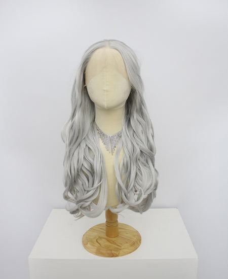 Brielle-Grey Lace Frontal Synthetic Wigs