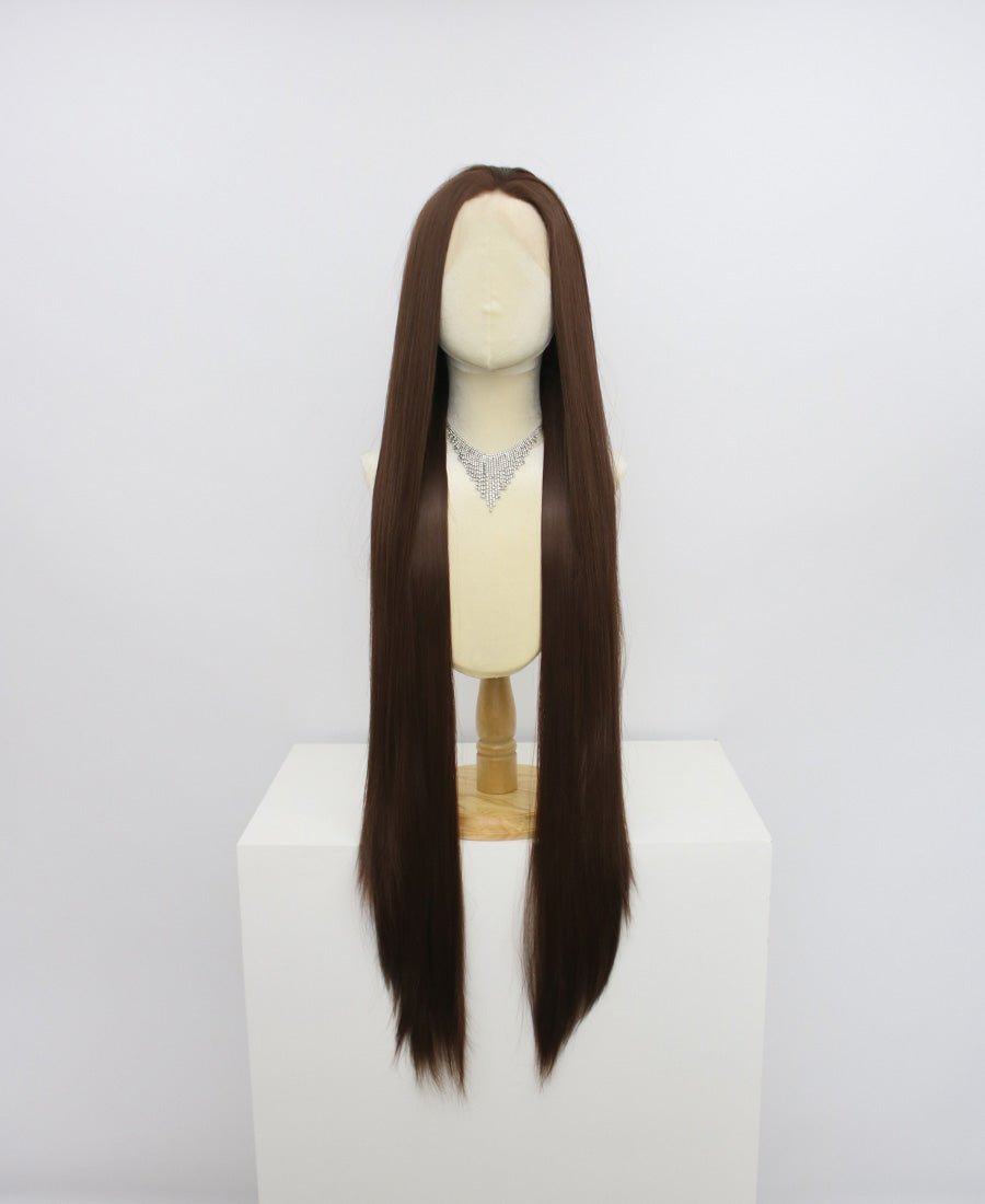 Zane-Brown Lace Frontal Synthetic Wigs