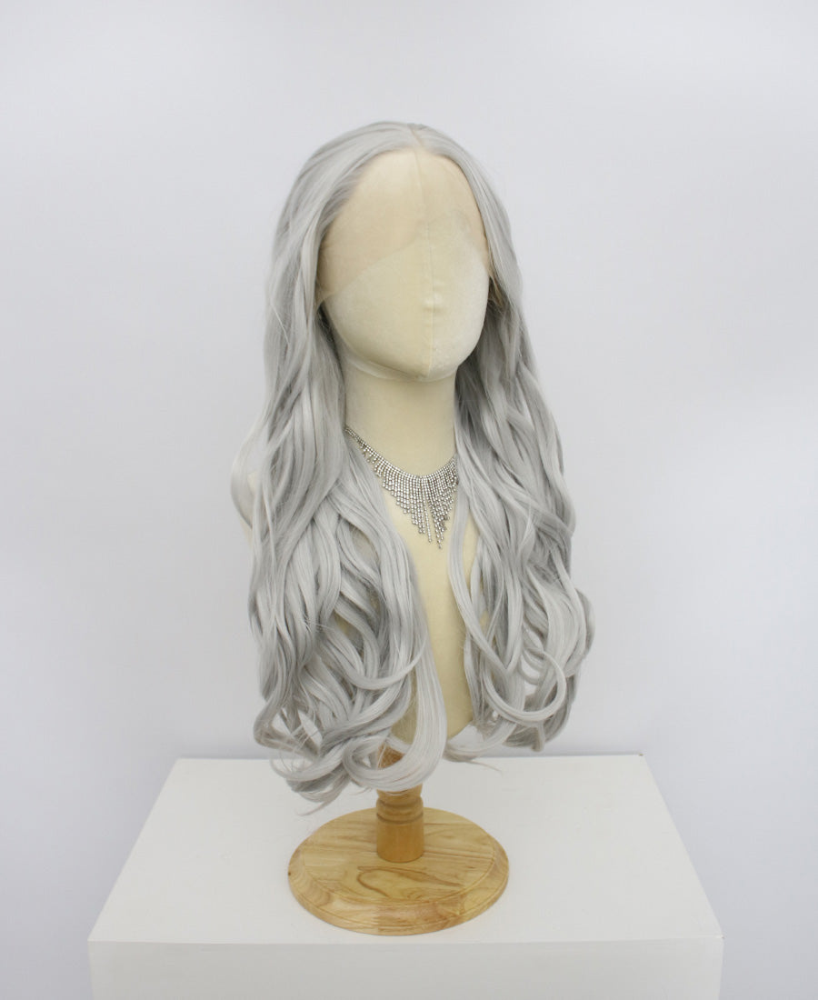 Brielle-Grey Lace Frontal Synthetic Wigs